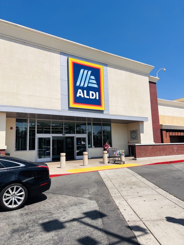 ALDI store visited during lunch break