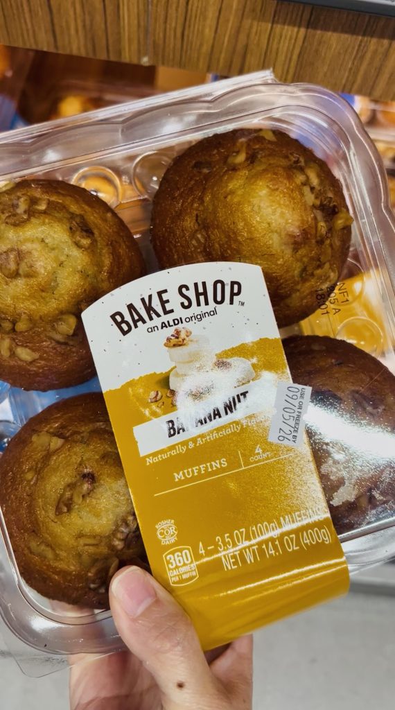 ALDI Bake Shop Banana Nut Muffin